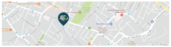 Localização: Estrada do Encanamento, 323
